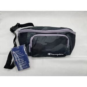 Champion Waist Bag/fanny Pack. Purple/gray camo NWT